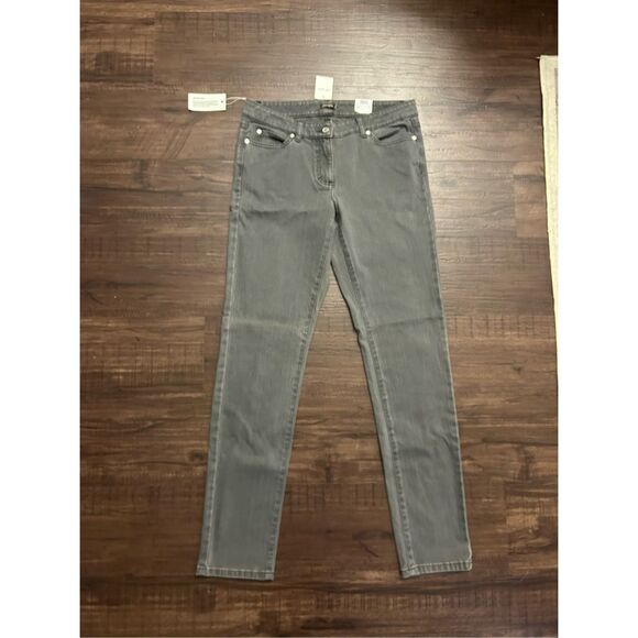 J.McLaughlin NWT Lexi Jeans Mid Gray Pants, Size 8, MSRP $178 - Picture 1 of 6